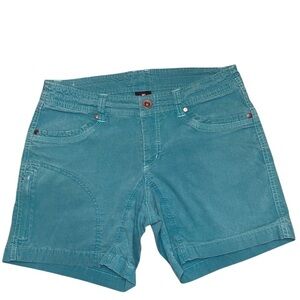 Kuhl Mid-Length Bermuda Shorts Aqua Blue Size 6